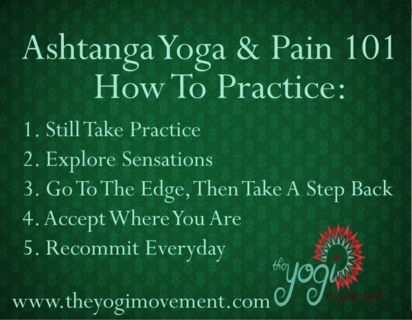 Ashtanga yoga pain