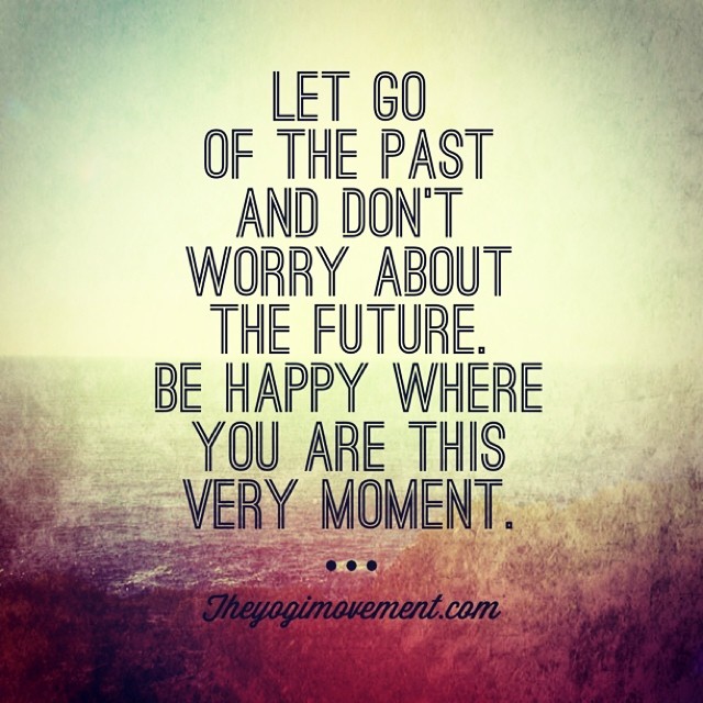 let go of the past