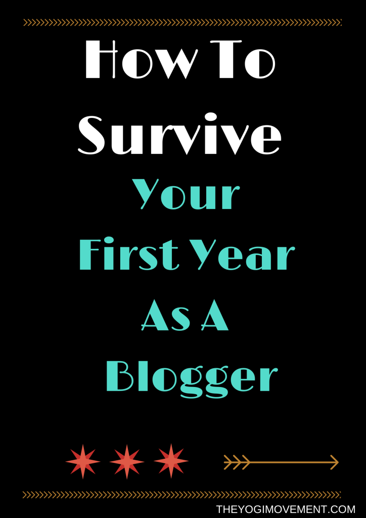 first year blogger tips