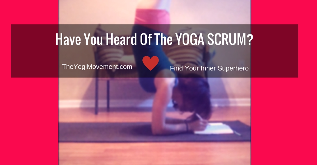 Have you head of SCRUM? It's a concept around teams working together towards one goal. The main thing I learned about SCRUM was the daily meetings. I've been using this in my life and my yoga practice. I created what's called a Daily Scrum. Let me tell ya about how it works!