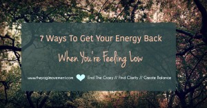 Do you have trouble getting out of bed? It seems like no matter what you try, you just feel tired & fatigued? I've been there & got your covered! Check out how to end that cycle right now...