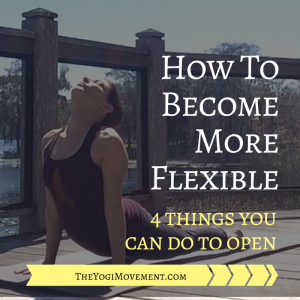 In my latest post, I discuss a few mindset techniques to become more flexible in your yoga practice.
